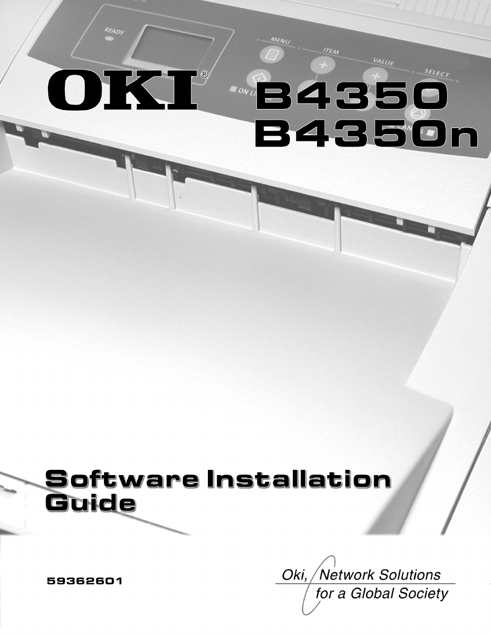 Oki B 4350N User Manual | 8 pages