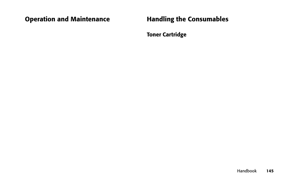 Operation and maintenance, Handling the consumables | Oki FAX 5250 User Manual | Page 145 / 176