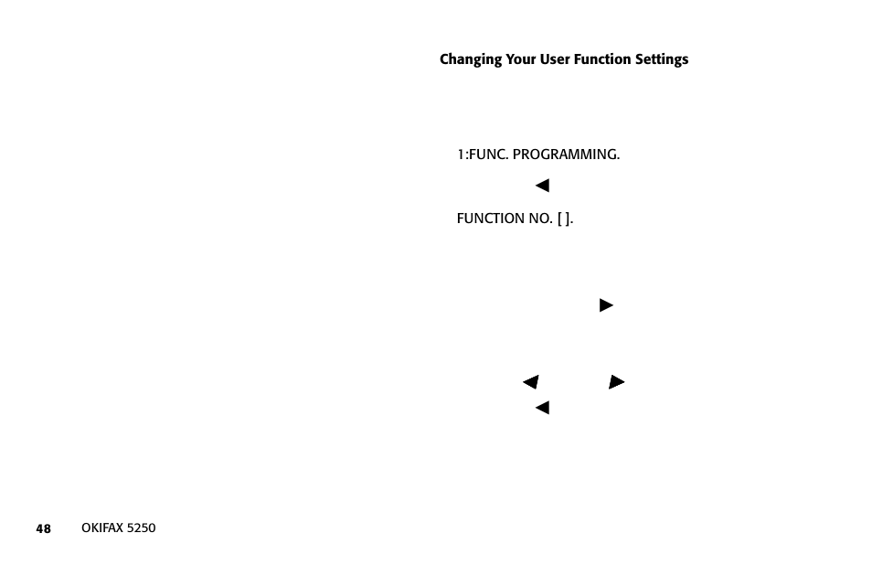 Oki FAX 5250 User Manual | Page 48 / 176