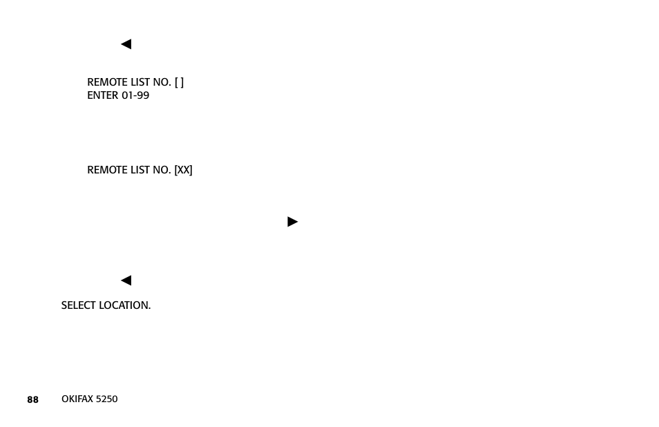 Oki FAX 5250 User Manual | Page 88 / 176