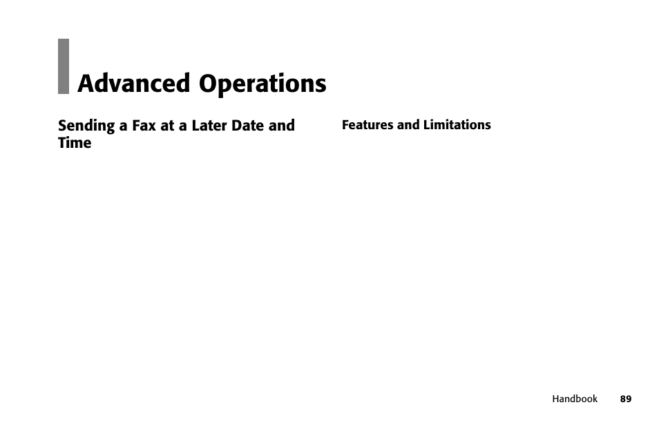 Advanced operations | Oki FAX 5250 User Manual | Page 89 / 176