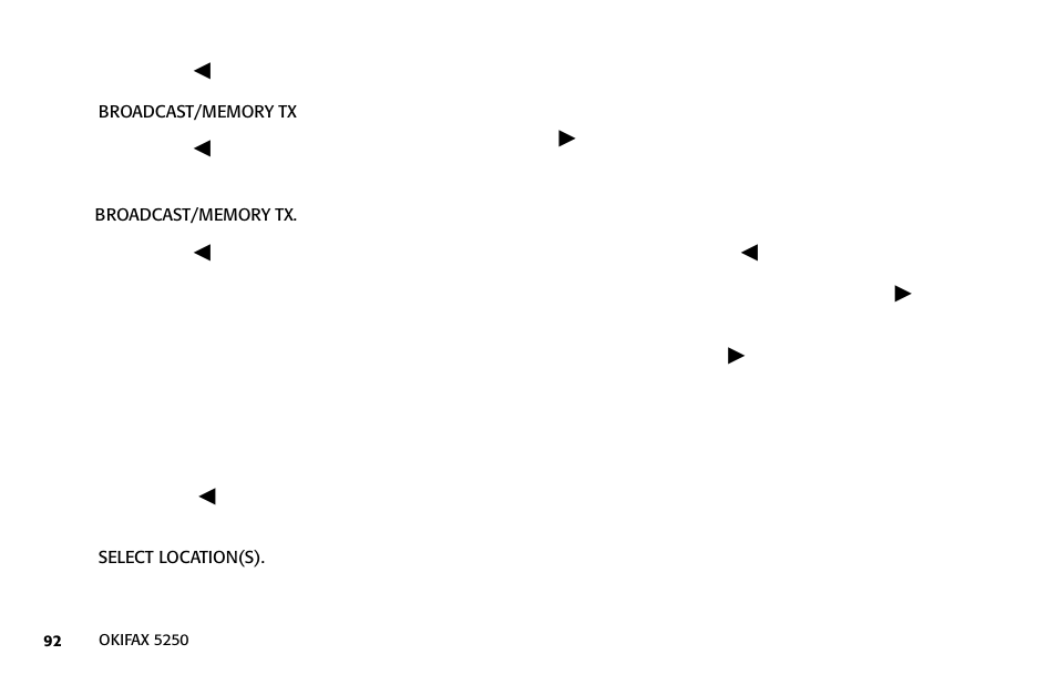 Oki FAX 5250 User Manual | Page 92 / 176