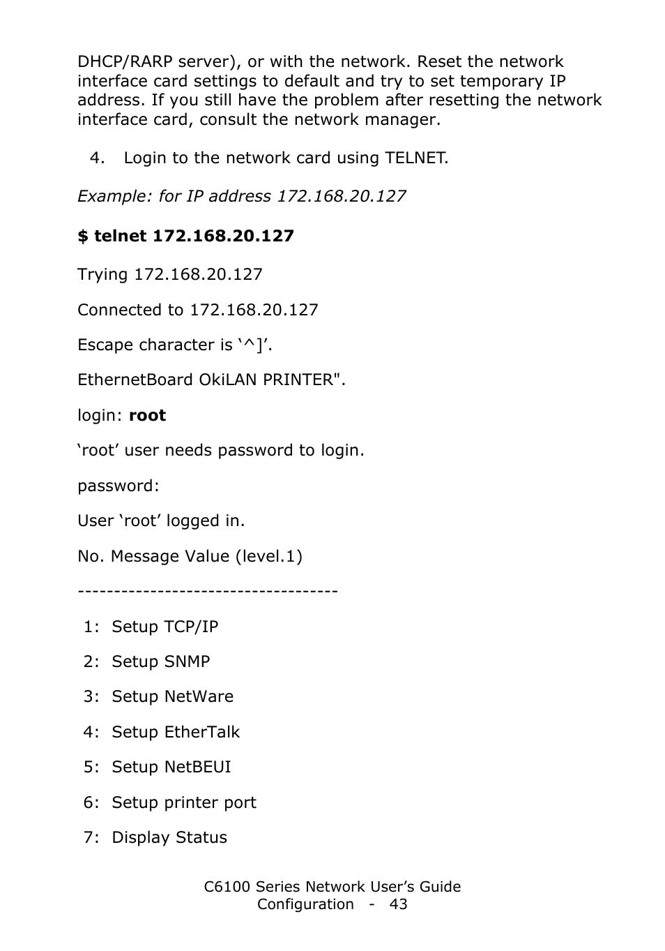 Oki C6100dn User Manual | Page 43 / 128