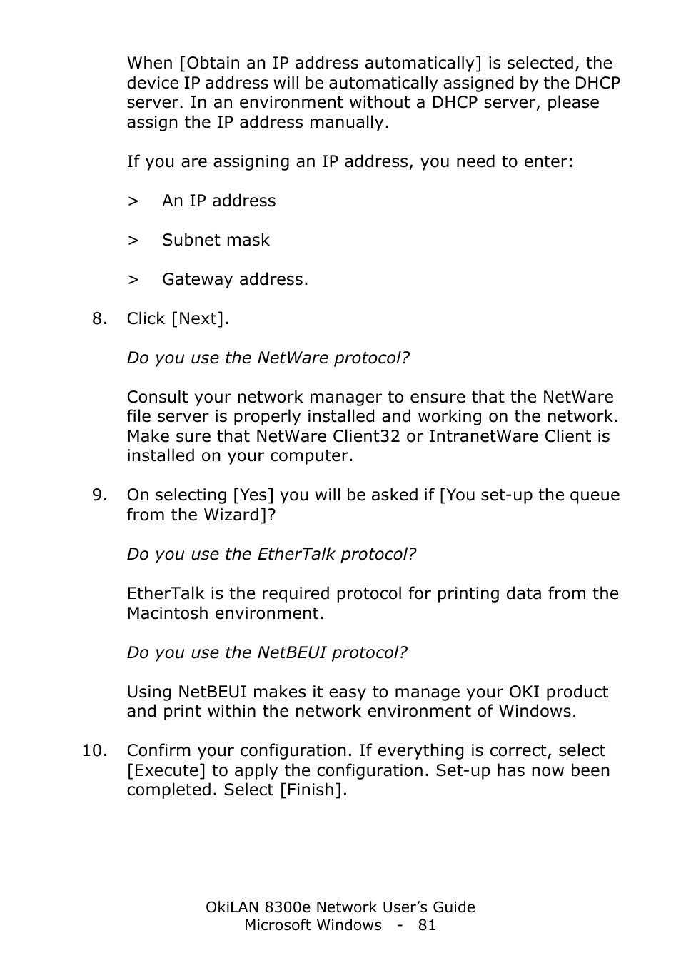 Oki C6100dn User Manual | Page 81 / 128
