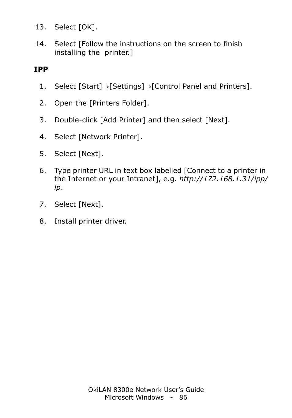Oki C6100dn User Manual | Page 86 / 128