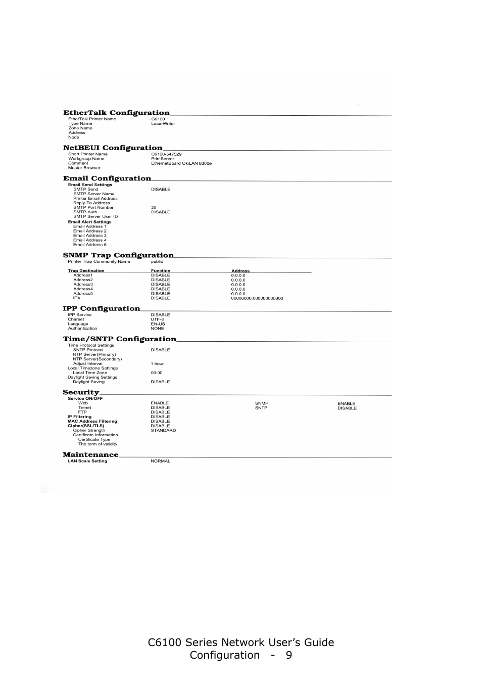 Oki C6100dn User Manual | Page 9 / 128