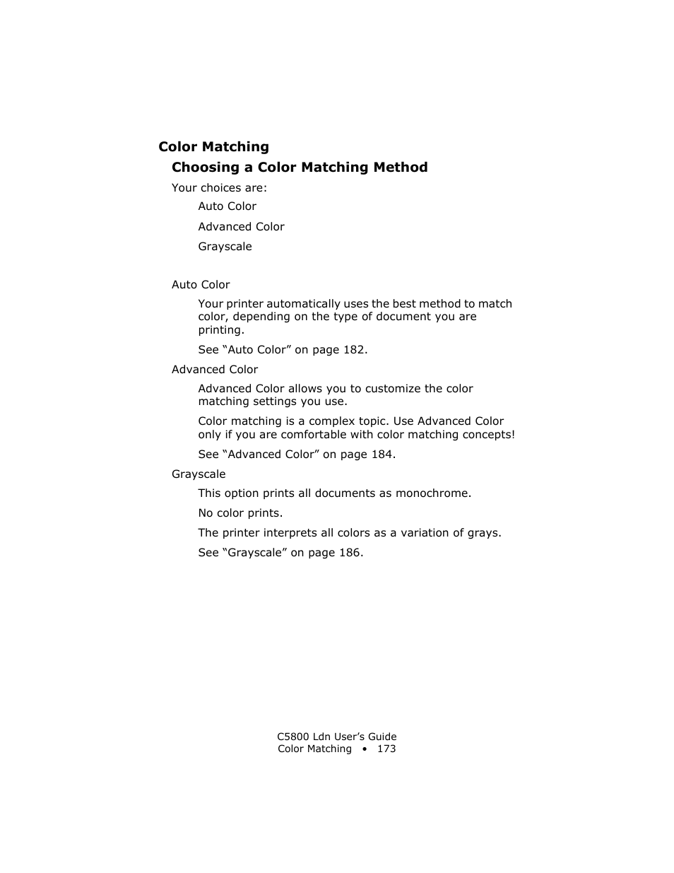 Oki C 5800Ldn User Manual | Page 173 / 251