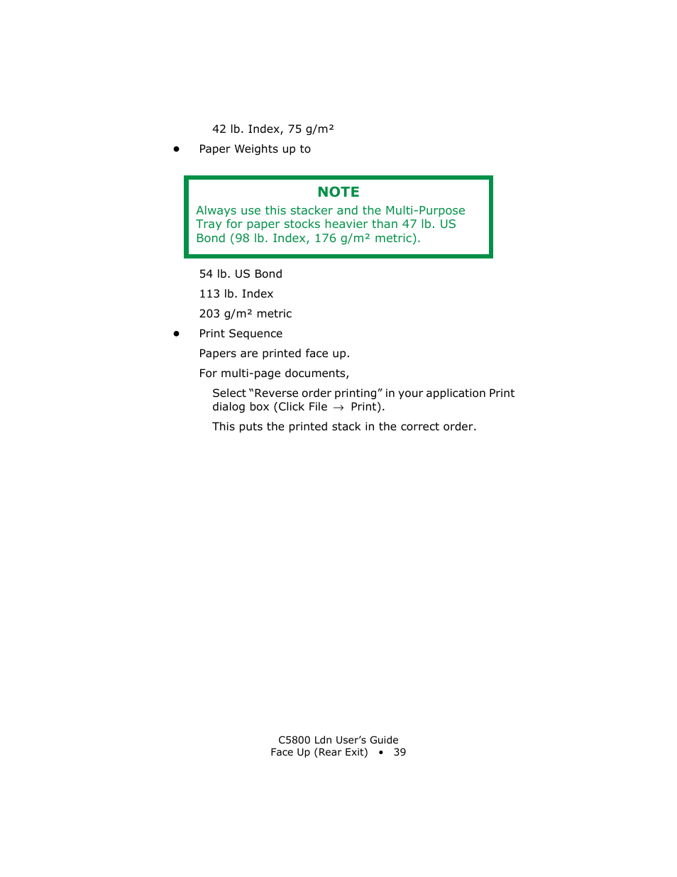 Oki C 5800Ldn User Manual | Page 39 / 251