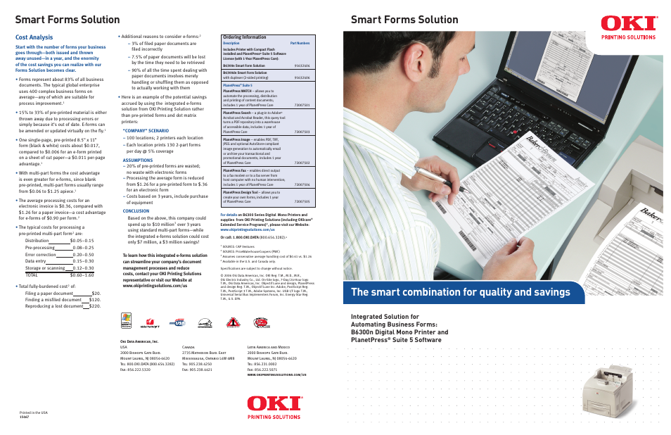 Oki B6300N User Manual | 2 pages