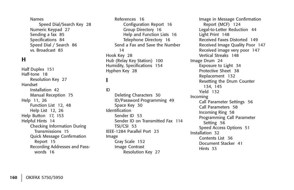 Oki 59502 User Manual | Page 160 / 172