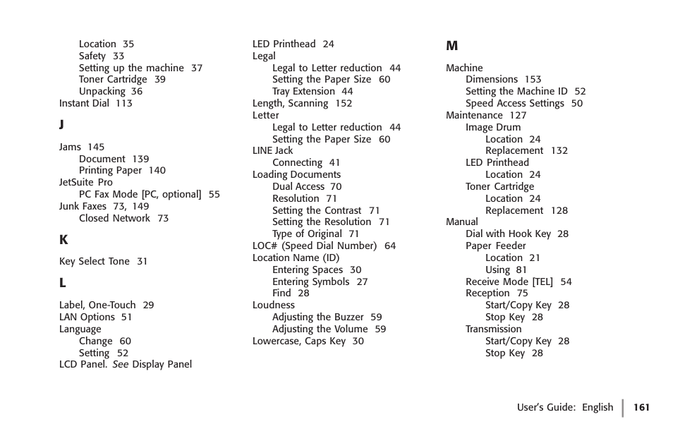 Oki 59502 User Manual | Page 161 / 172