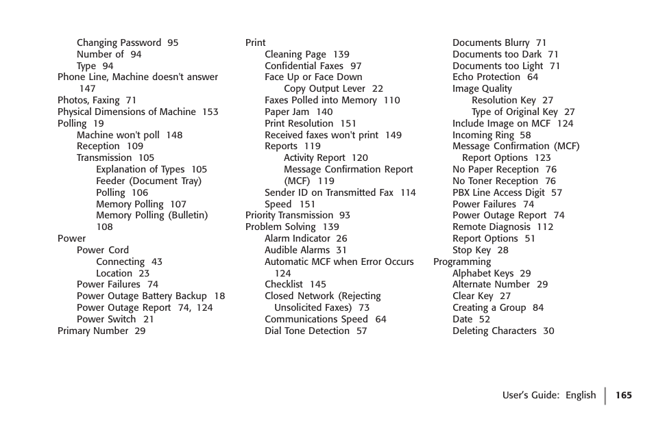 Oki 59502 User Manual | Page 165 / 172