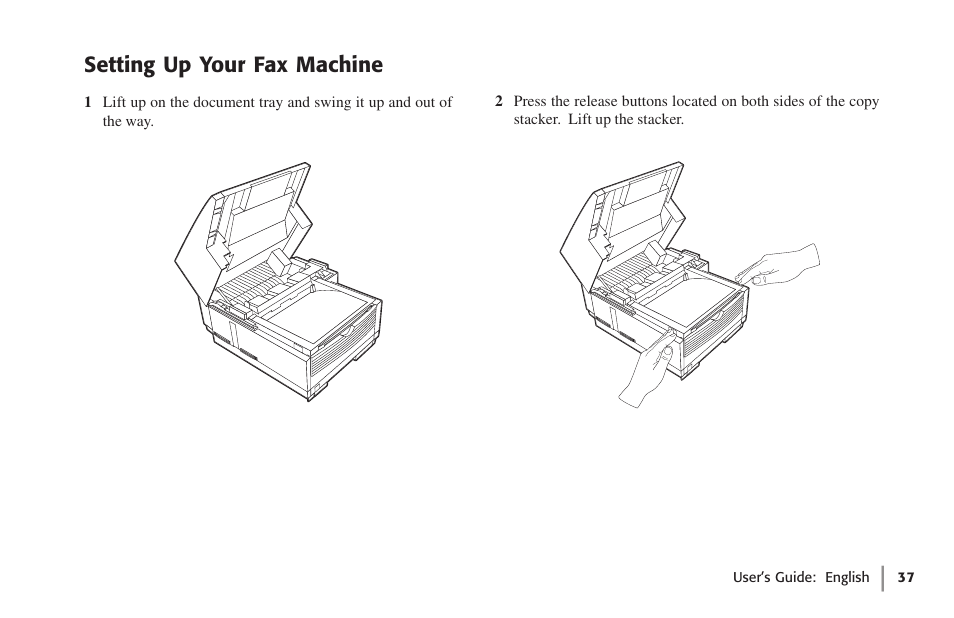 Setting up your fax machine | Oki 59502 User Manual | Page 37 / 172