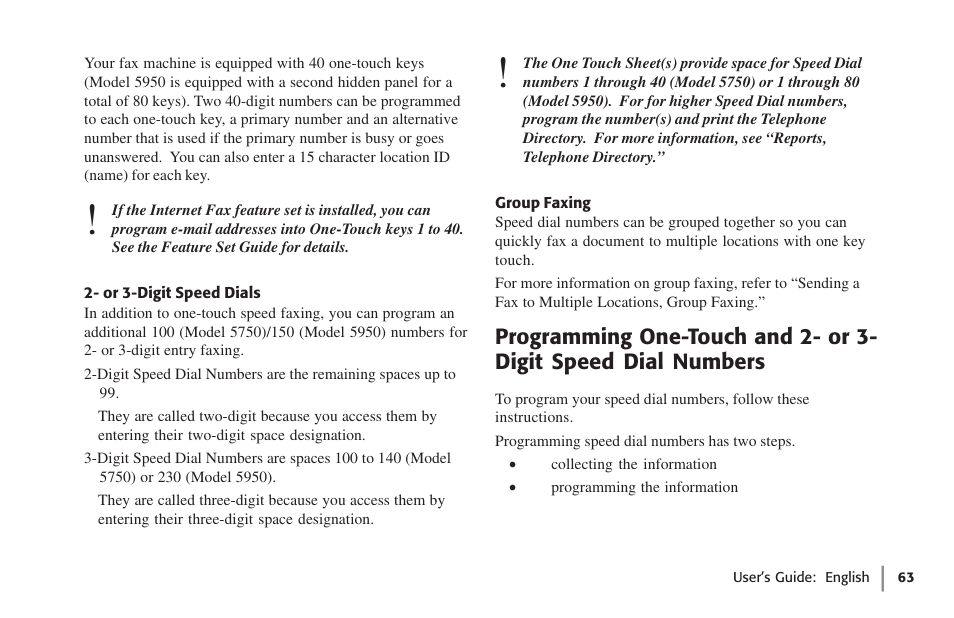 Or 3-digit speed dials, Group faxing, Or 3-digit speed dials group faxing | Oki 59502 User Manual | Page 63 / 172