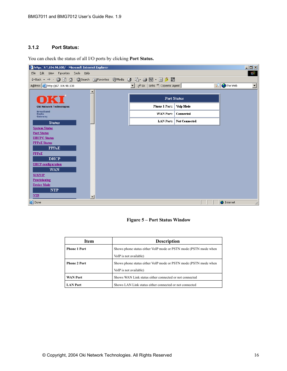 Oki BMG7012 User Manual | Page 21 / 70