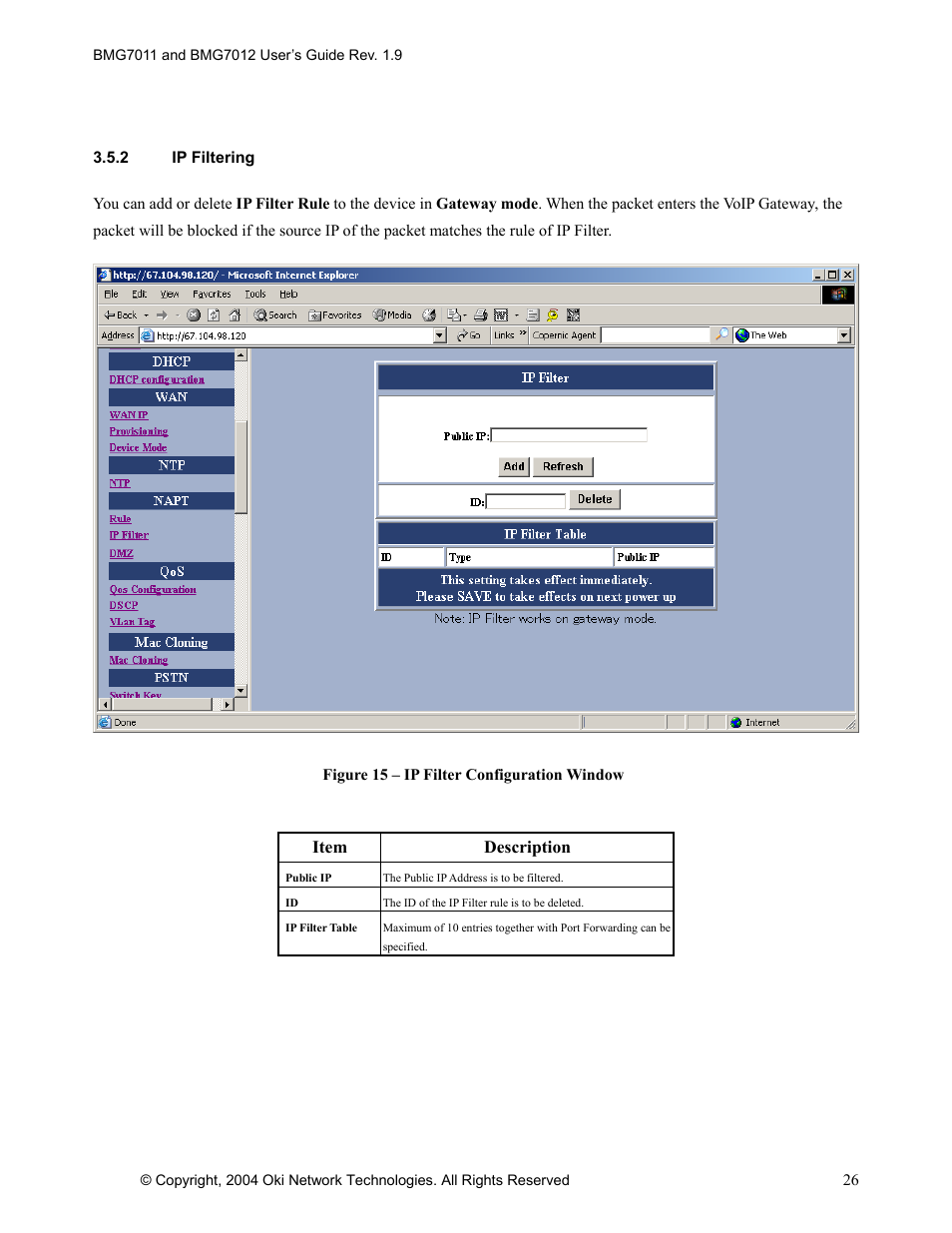 Oki BMG7012 User Manual | Page 31 / 70