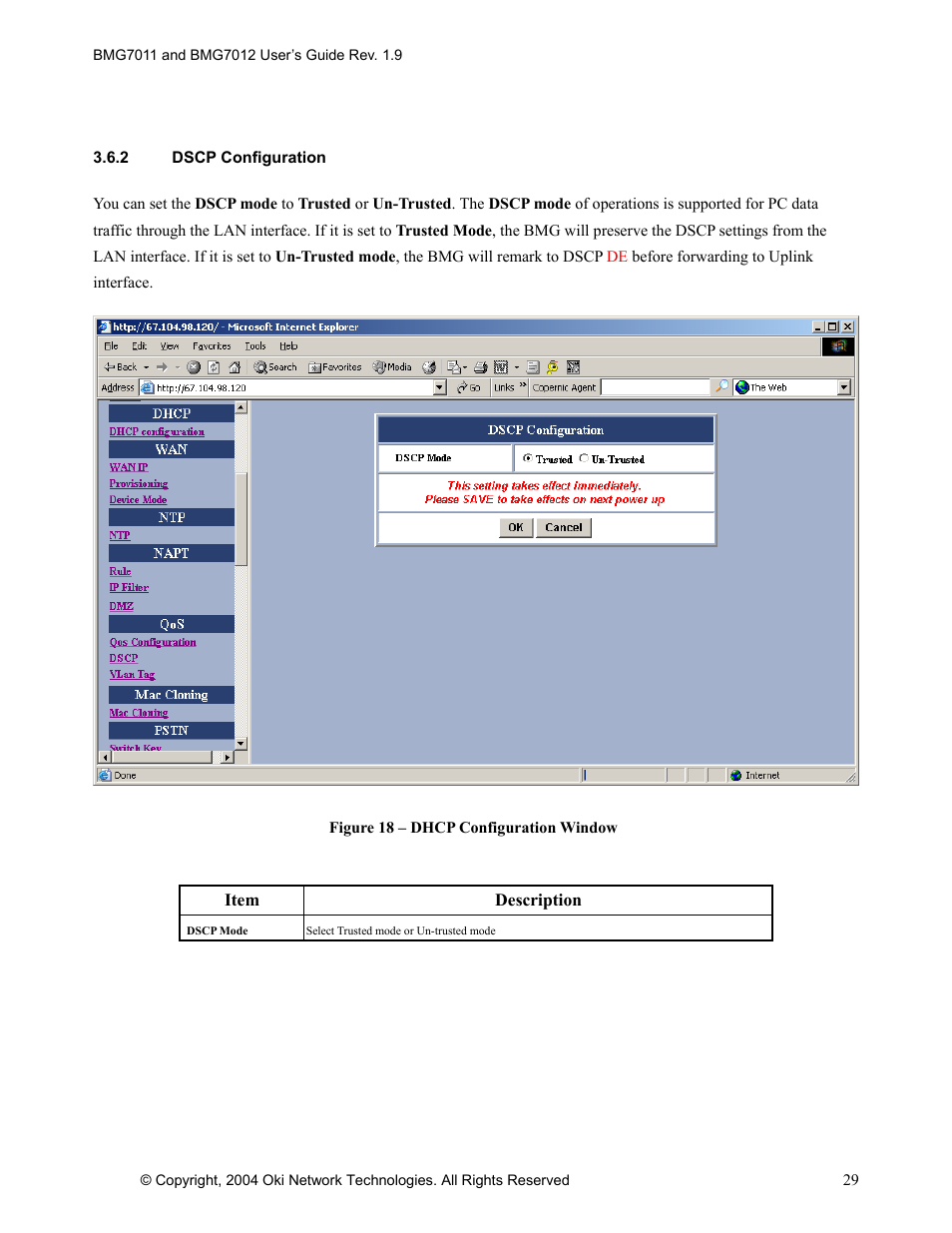 Oki BMG7012 User Manual | Page 34 / 70