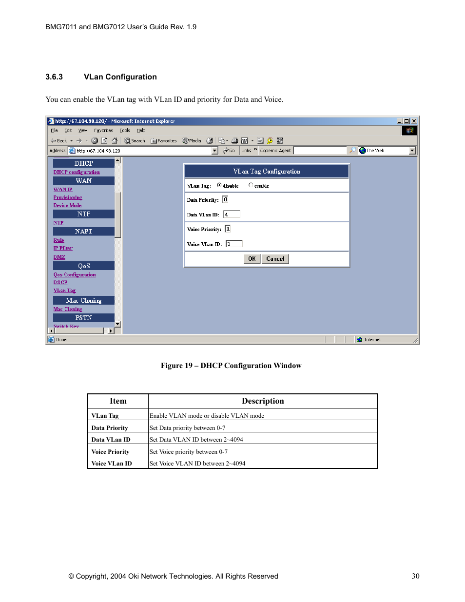 Oki BMG7012 User Manual | Page 35 / 70