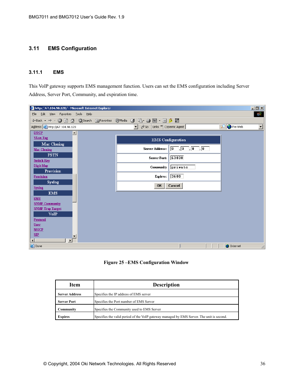 Oki BMG7012 User Manual | Page 41 / 70