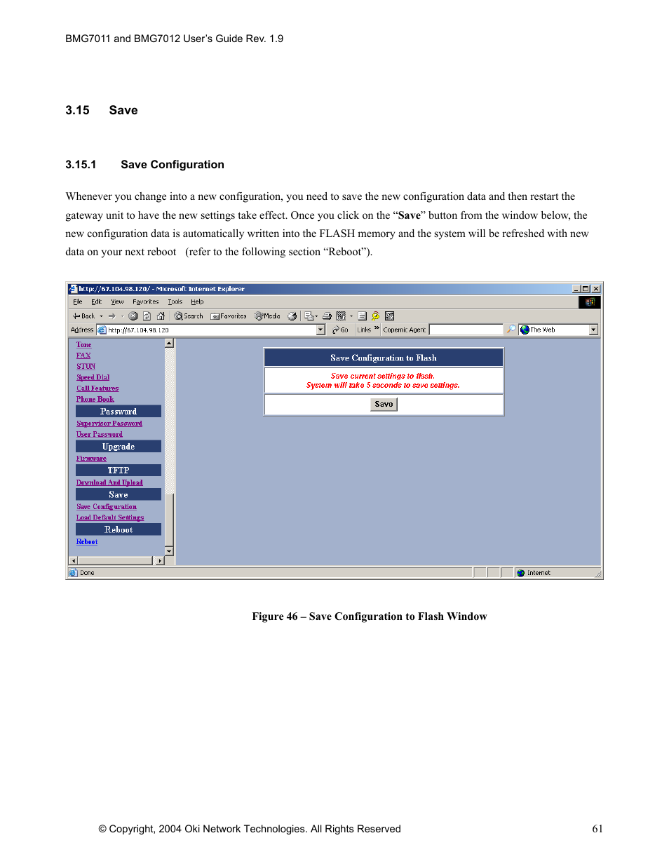 Oki BMG7012 User Manual | Page 66 / 70