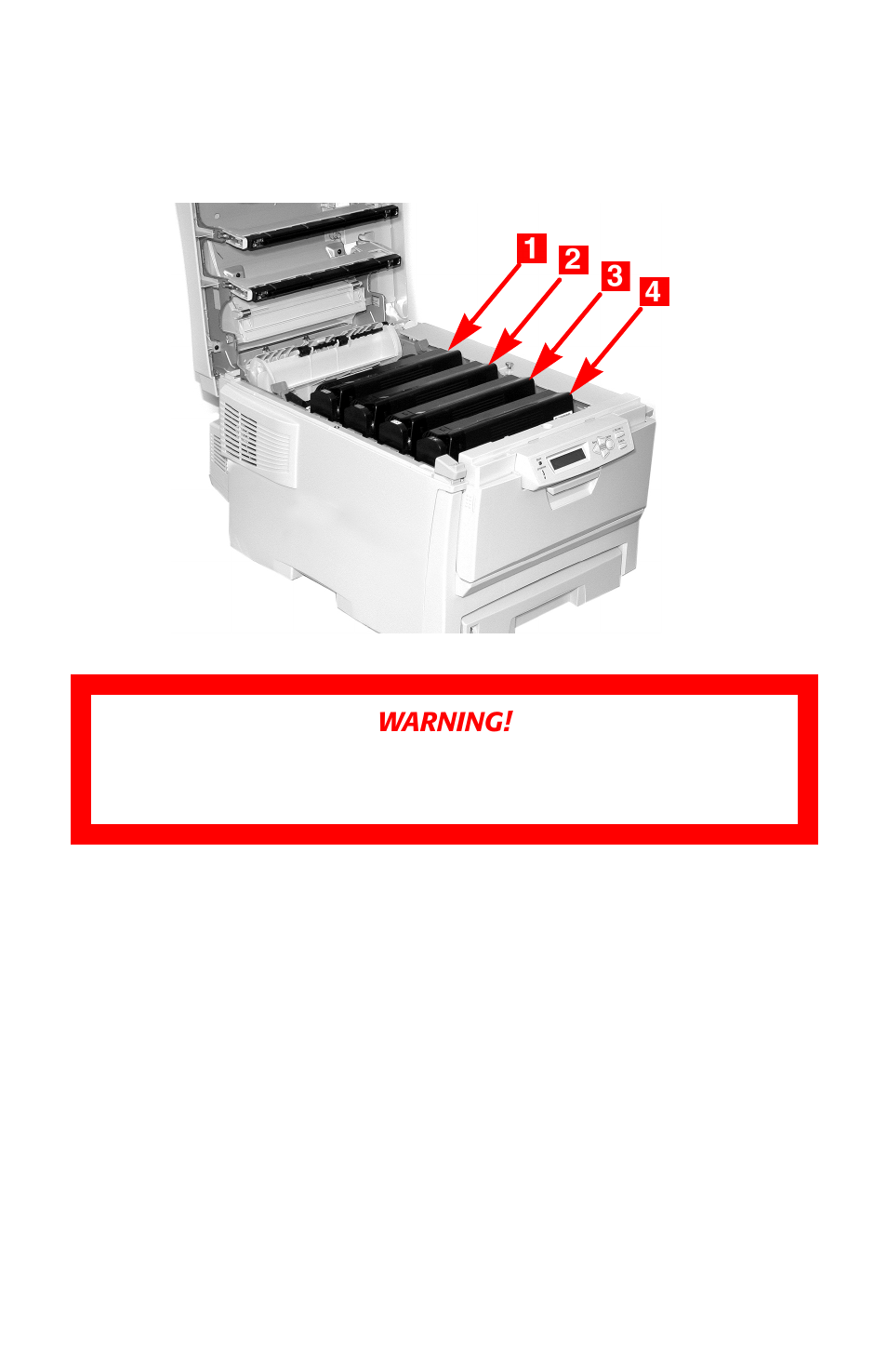 Warning | Oki ES 1624n MFP User Manual | Page 105 / 326