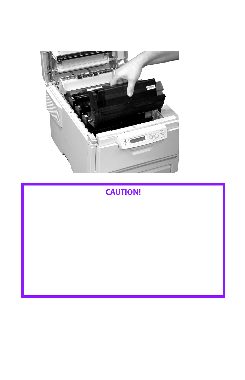 Caution | Oki ES 1624n MFP User Manual | Page 106 / 326