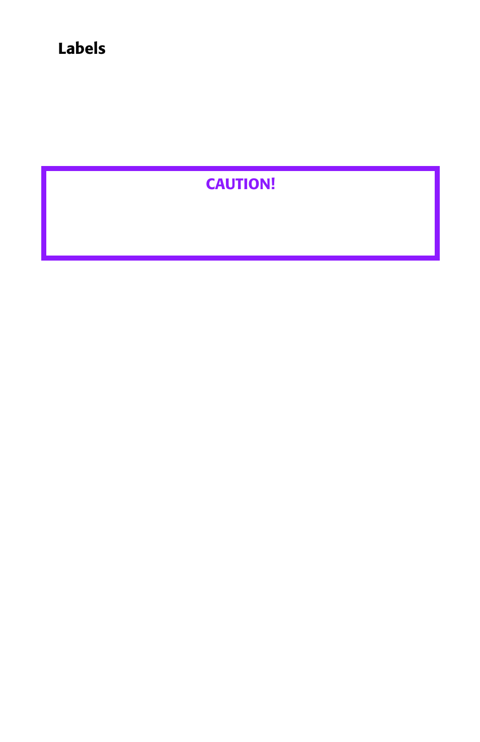 Labels, Caution | Oki ES 1624n MFP User Manual | Page 13 / 326