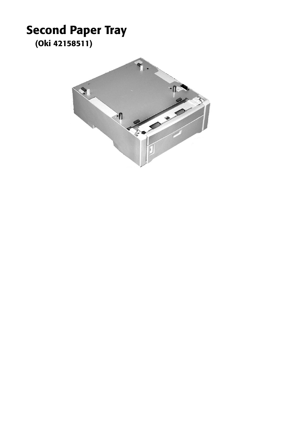 Second paper tray | Oki ES 1624n MFP User Manual | Page 140 / 326