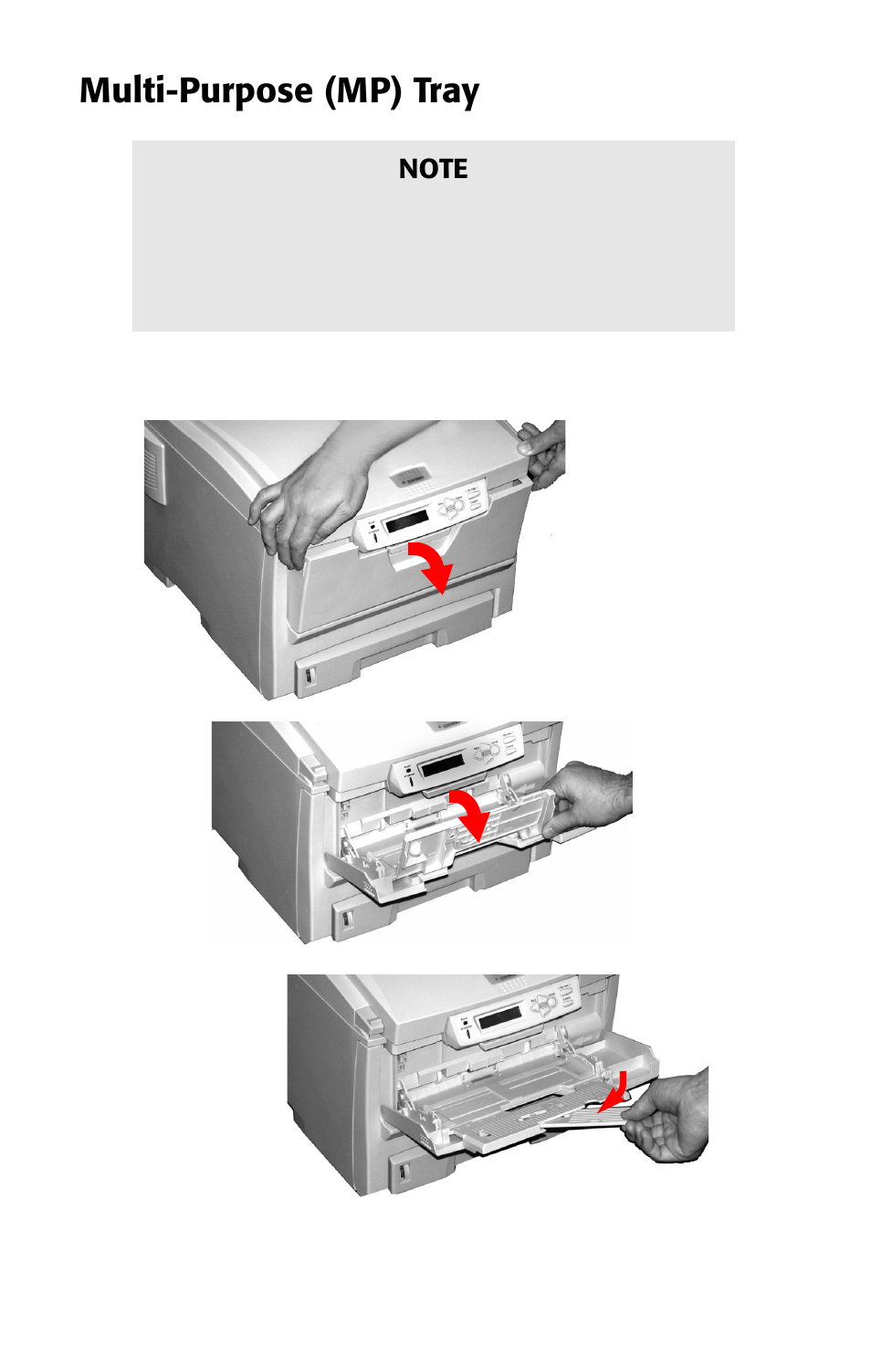 Multi-purpose (mp) tray | Oki ES 1624n MFP User Manual | Page 22 / 326