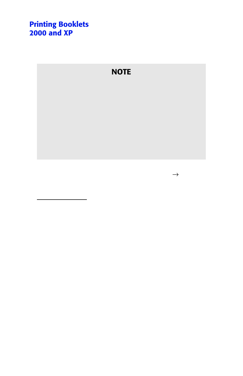 Printing booklets 2000 and xp | Oki ES 1624n MFP User Manual | Page 243 / 326