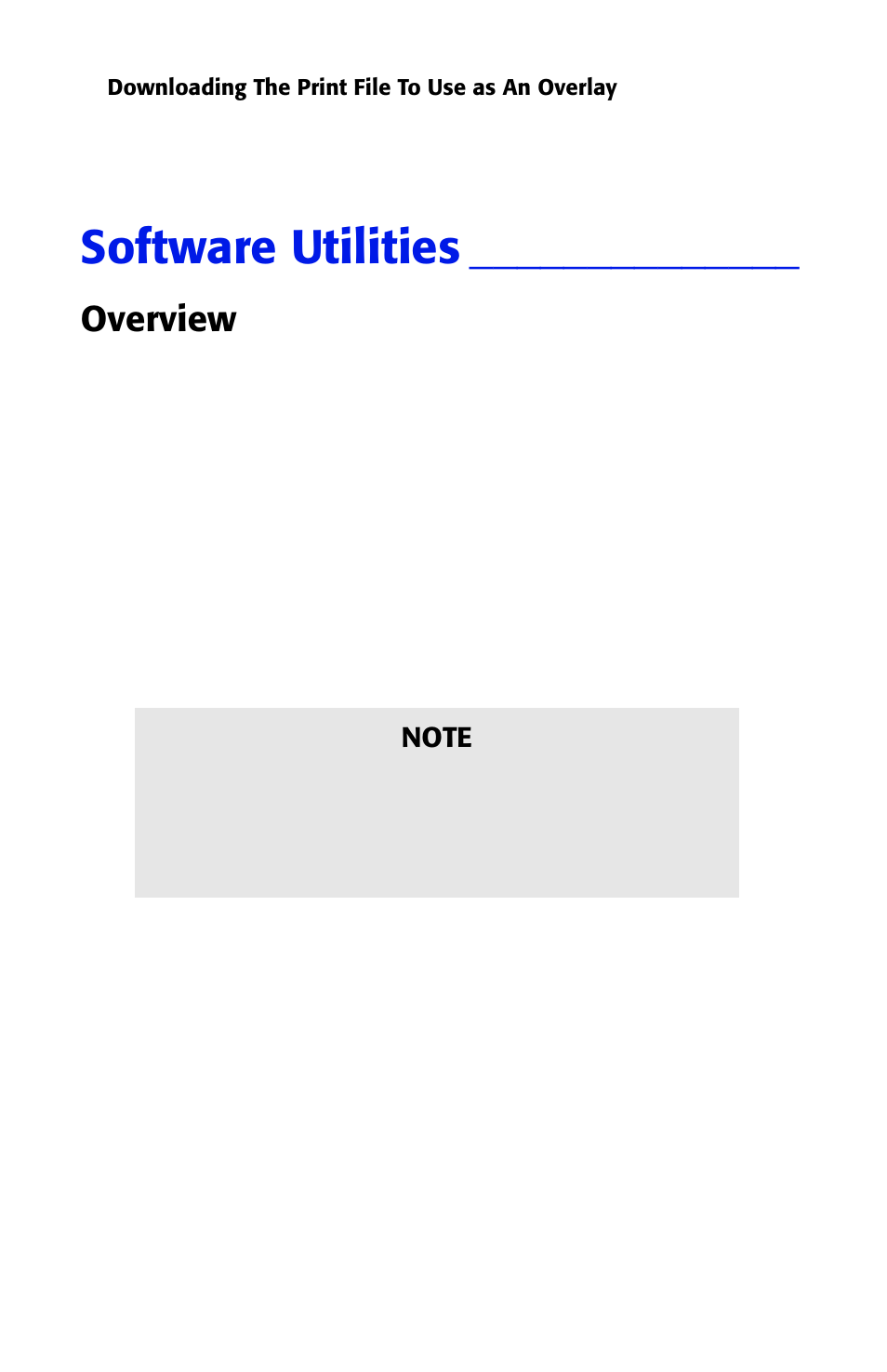 Software utilities, Overview | Oki ES 1624n MFP User Manual | Page 292 / 326