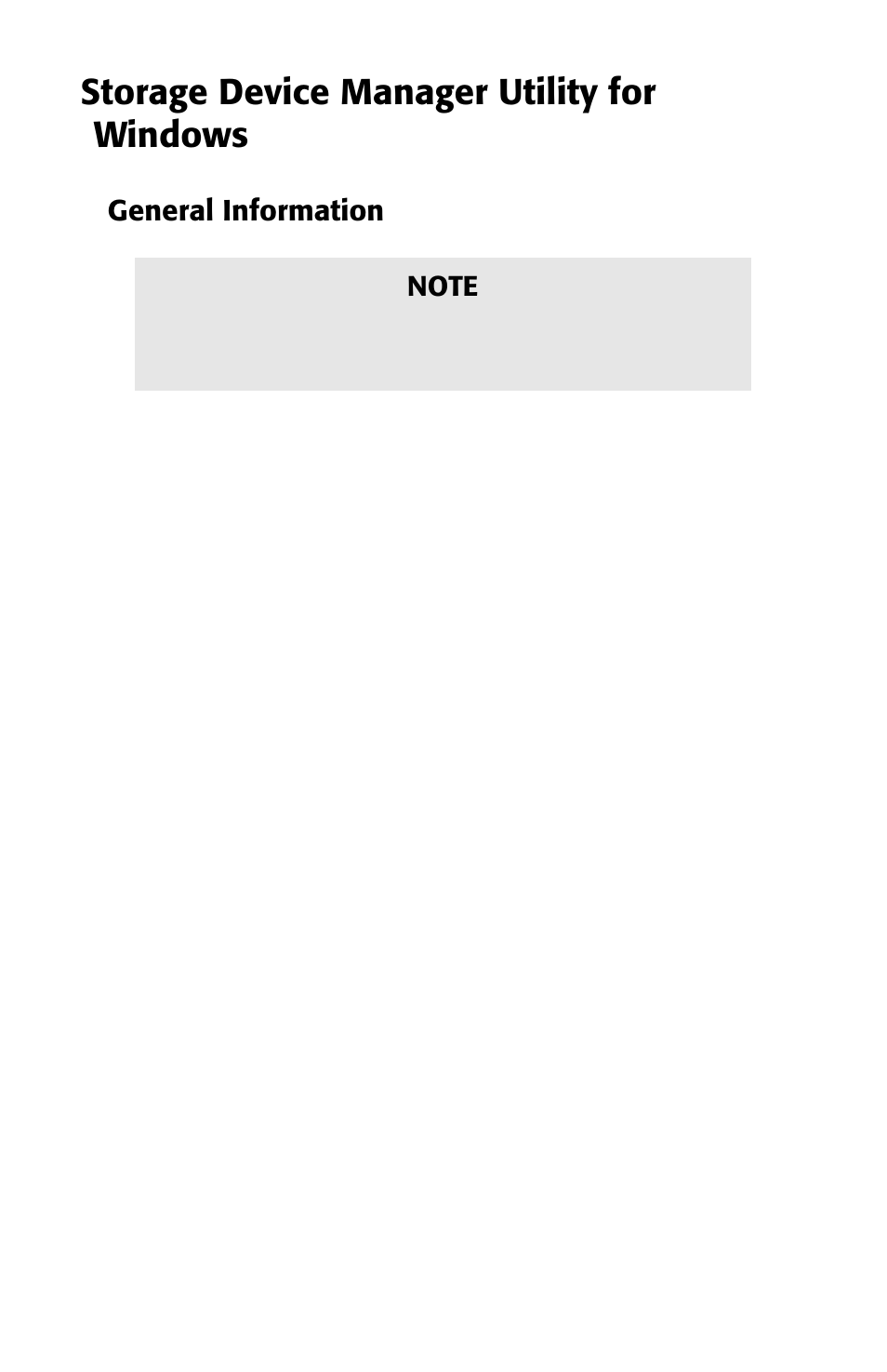 Storage device manager utility for windows, General information | Oki ES 1624n MFP User Manual | Page 296 / 326