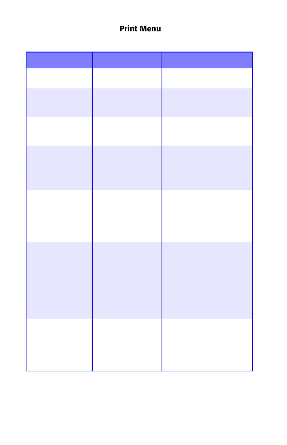 Print menu | Oki ES 1624n MFP User Manual | Page 38 / 326