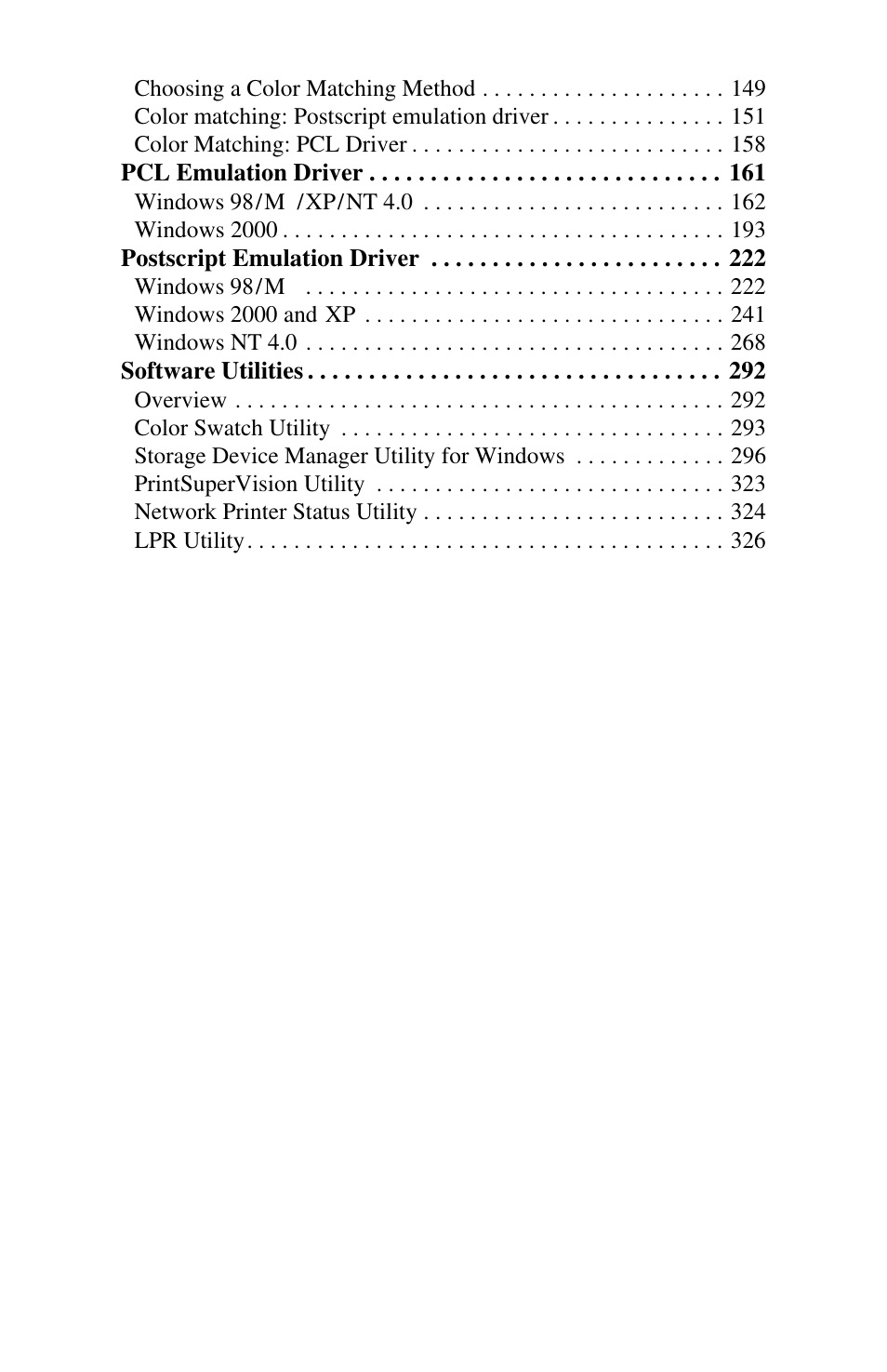 Oki ES 1624n MFP User Manual | Page 4 / 326