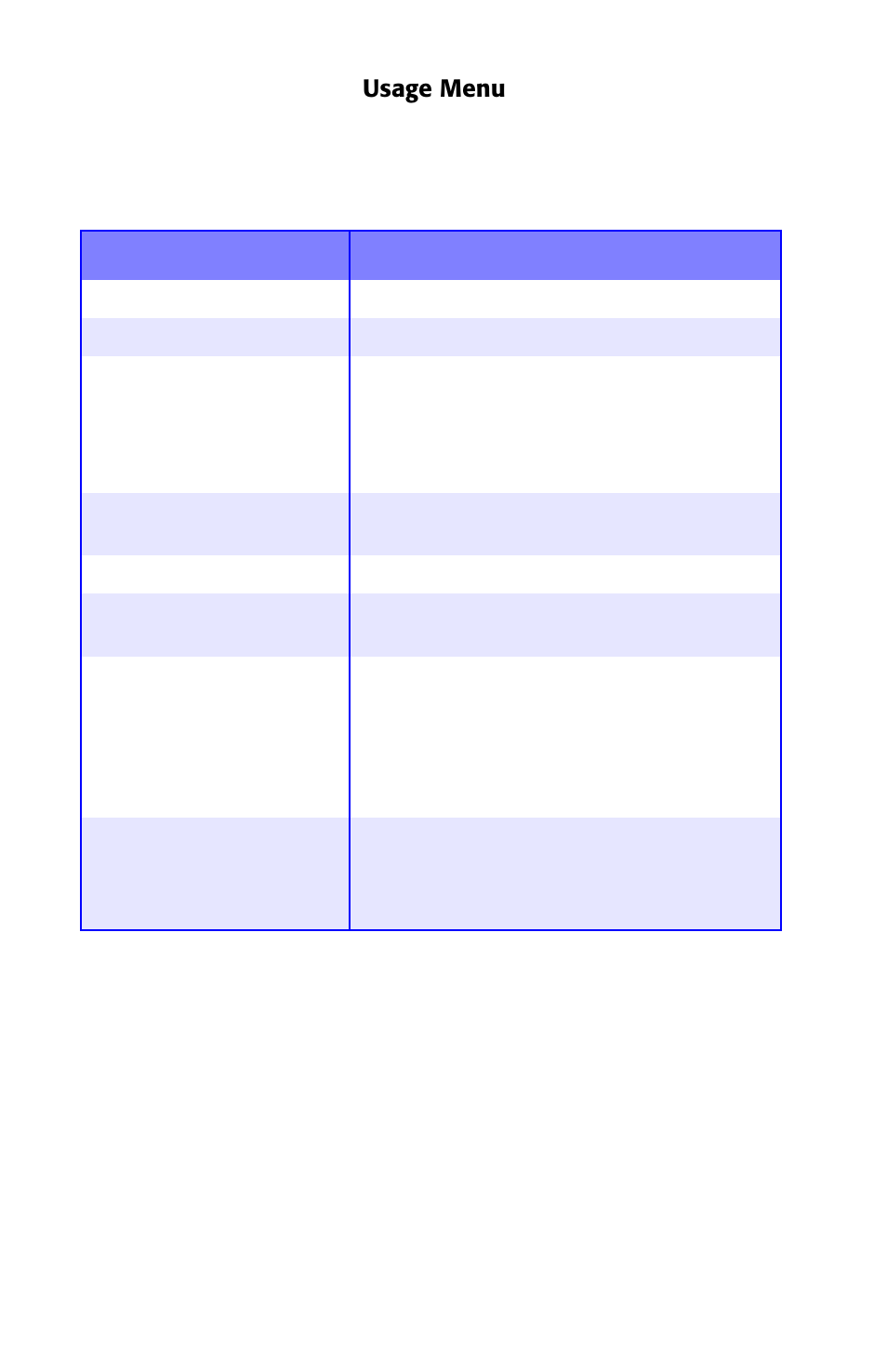 Usage menu | Oki ES 1624n MFP User Manual | Page 66 / 326