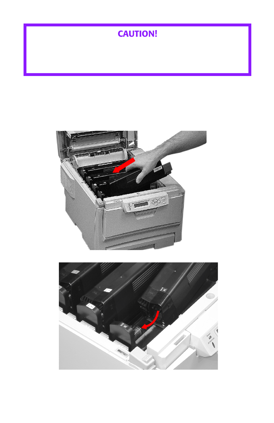 Caution | Oki ES 1624n MFP User Manual | Page 77 / 326