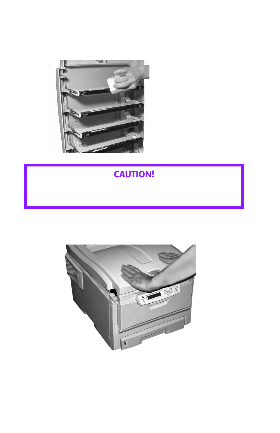 Caution | Oki ES 1624n MFP User Manual | Page 79 / 326