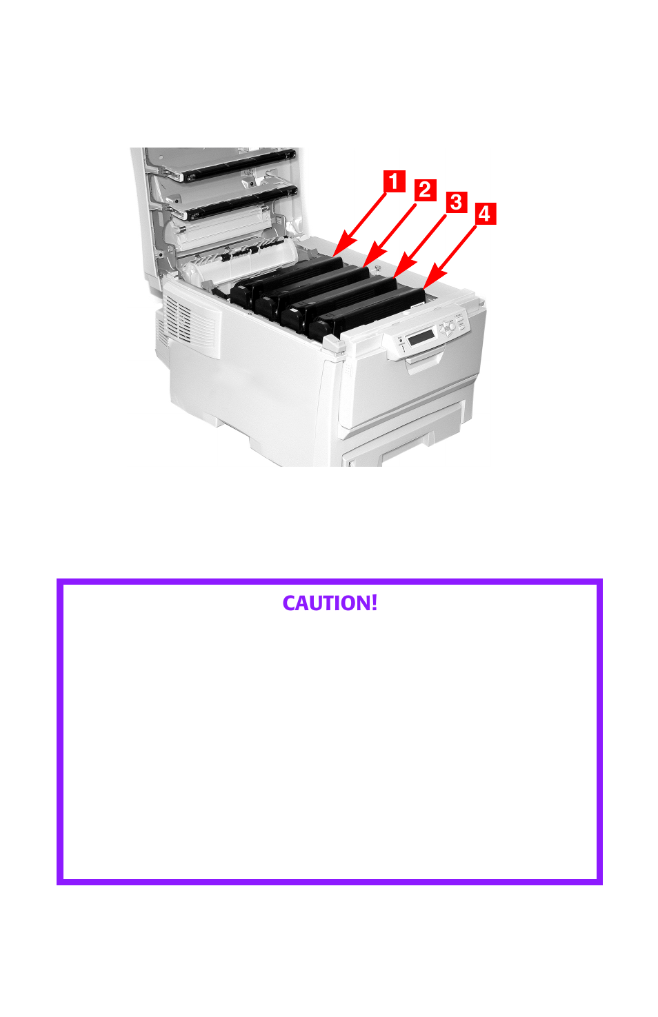 Caution | Oki ES 1624n MFP User Manual | Page 91 / 326