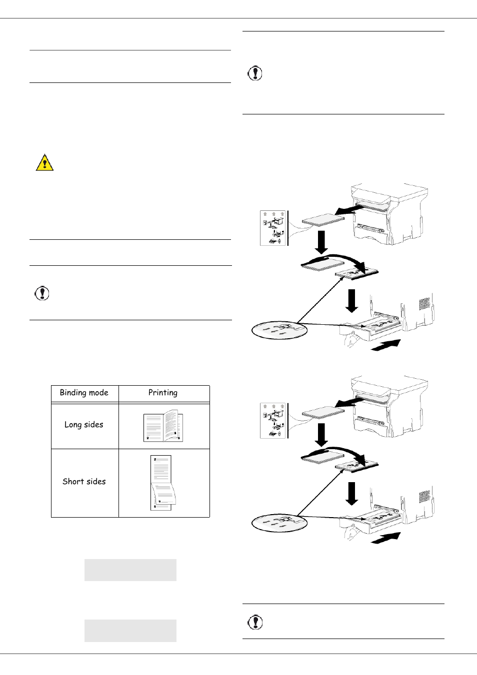 Printing in duplex mode with the, Multifunction machine, 8 - pc featu res | Mb260 | Oki MB 260 User Manual | Page 44 / 55