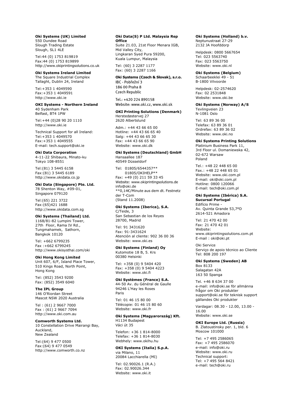 Oki MB 260 User Manual | Page 53 / 55