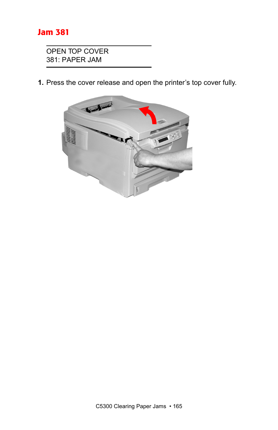 Jam 381 | Oki C 5300n User Manual | Page 165 / 211