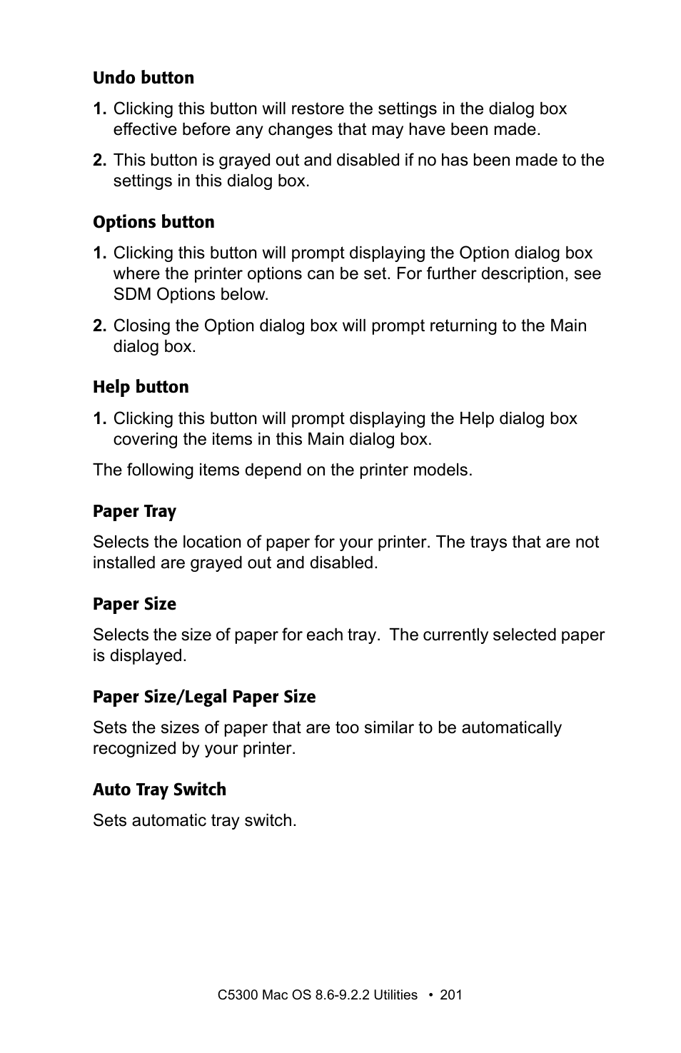 Oki C 5300n User Manual | Page 201 / 211