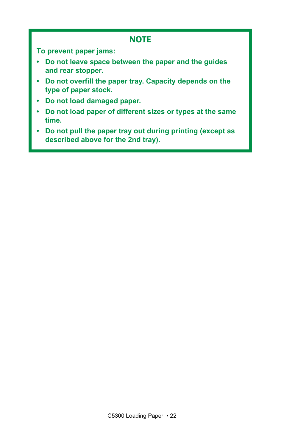 Oki C 5300n User Manual | Page 22 / 211