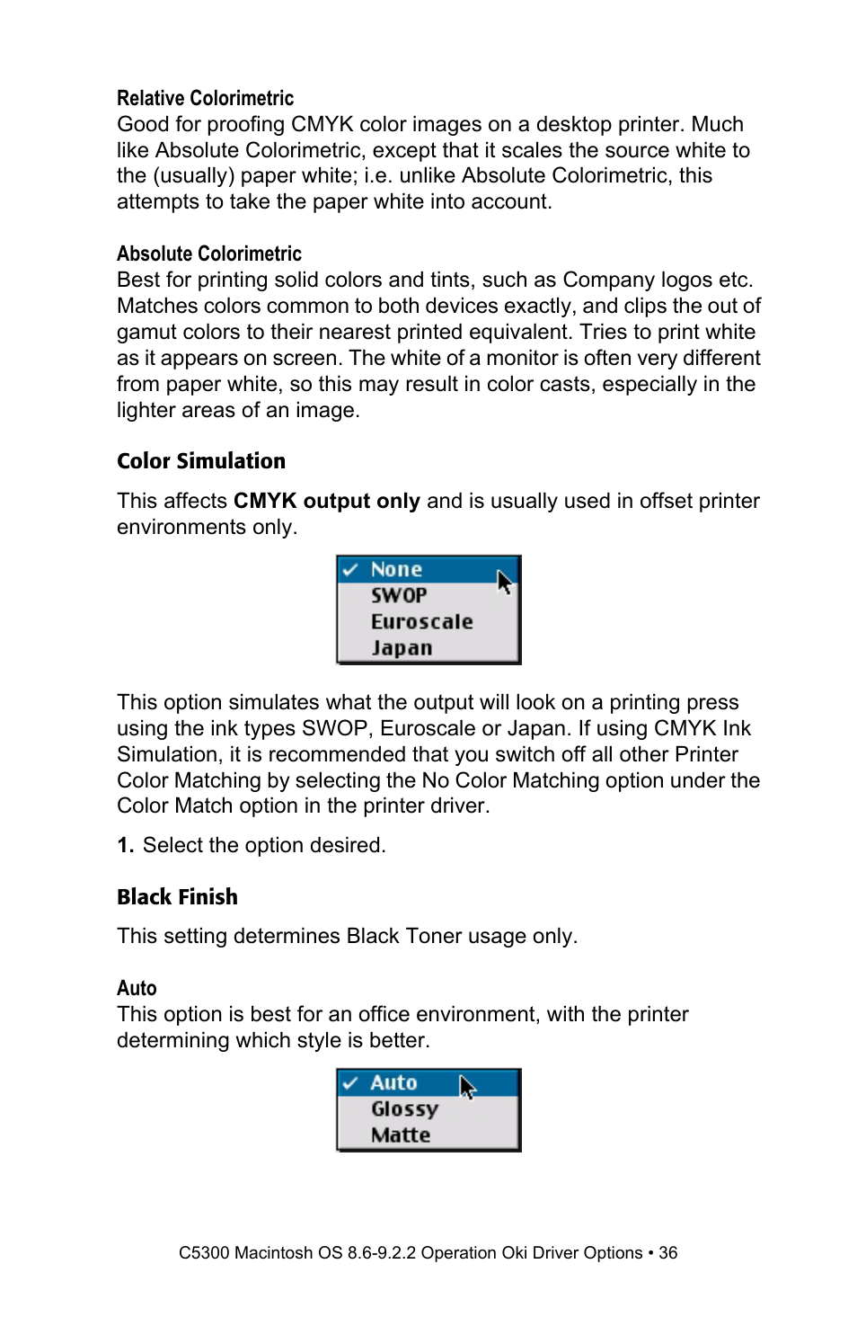 Oki C 5300n User Manual | Page 36 / 211