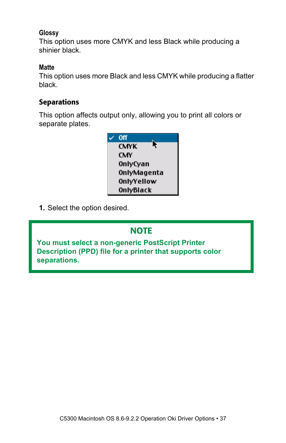 Oki C 5300n User Manual | Page 37 / 211