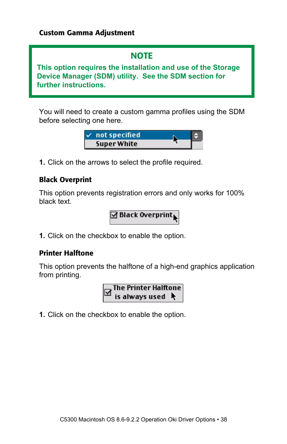 Oki C 5300n User Manual | Page 38 / 211