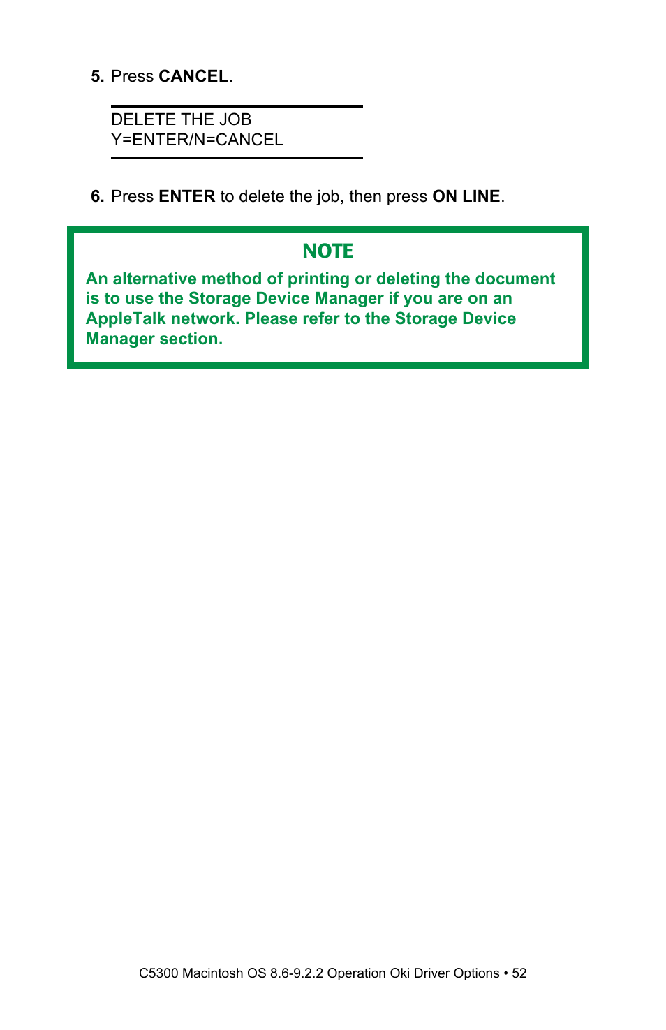 Oki C 5300n User Manual | Page 52 / 211