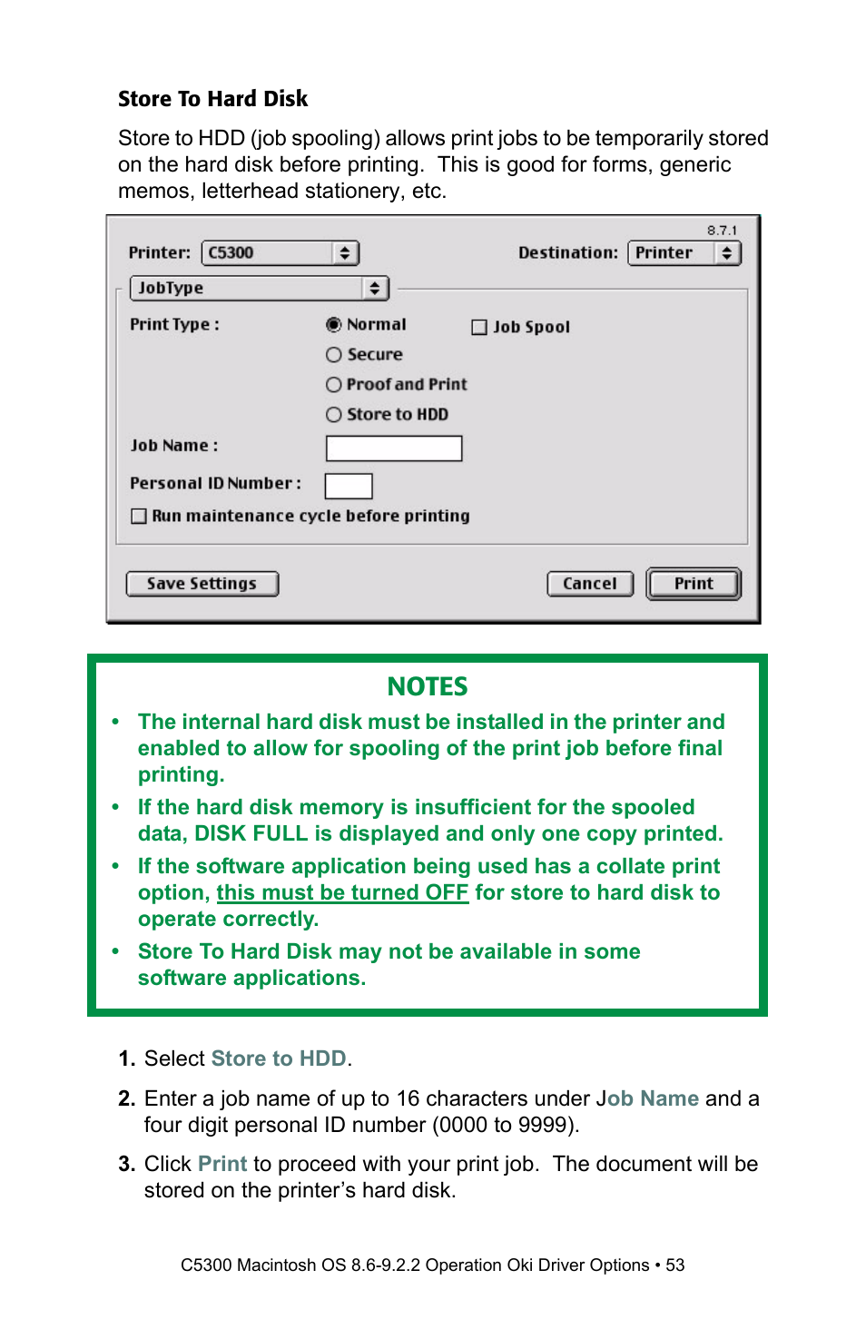 Oki C 5300n User Manual | Page 53 / 211