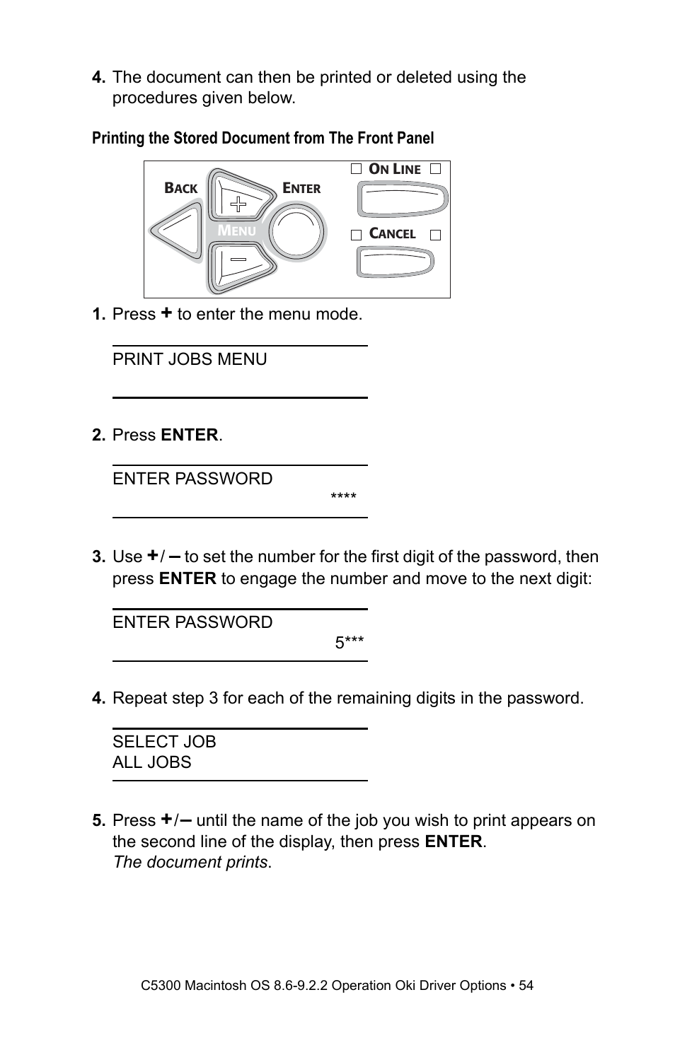 Oki C 5300n User Manual | Page 54 / 211
