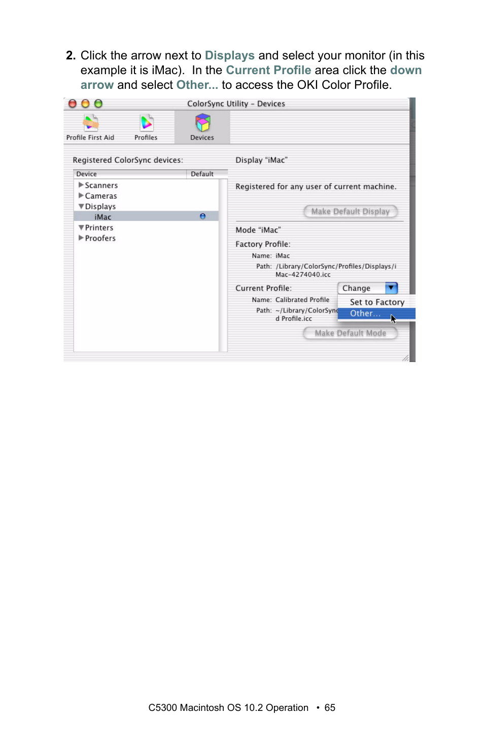 Oki C 5300n User Manual | Page 65 / 211